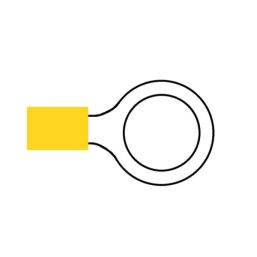 0-001-39 - Terminal Yellow 13.00mm Ring