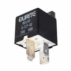 0-727-41 - Relay Mini H/D Make/Break Sealed 40 amp 24 volt + Resistor