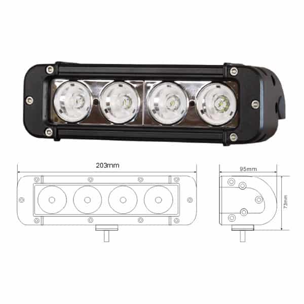 0-420-92 - Work Lamp 4 x LED 10/30 volt - Qty. 1