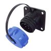 0-463-79 – Socket Waterproof Heavy Duty 3 Pin Bulkhead Plastic 32 amp – Qty. 1