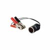 0-601-91 – Cigarette Lighter Socket with Red and Black Clips – Qty. 1
