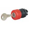 0-657-38 – Push Button Latching with Key Release Red  – Qty. 1