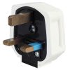 0-698-01 – Plugtop 13 amp Mains Fused White Rubber – Qty. 10