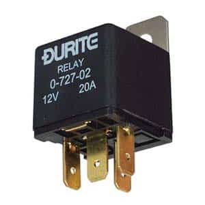 0-727-02 – Relay Mini Normally Closed 20 amp 12 volt – Qty. 1
