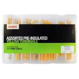 0-203-03 - Terminal Kit Yellow Pre-insulated