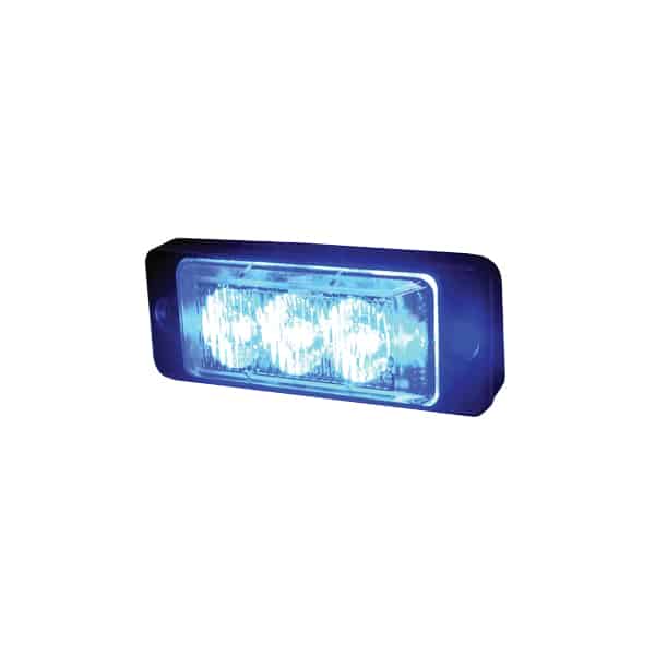 DISCONTINUED - 0-441-32 - R65 LED Warning Light 3 Blue 12/24volt