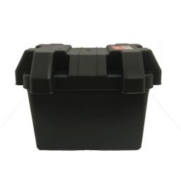 0-087-40 - Battery Box Small. Black Plastic with Lid