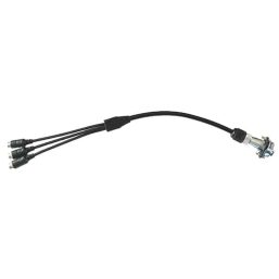 0-775-92 - CCTV H/D 3 Way Retractable Cable Vehicle Socket (3 x Female)