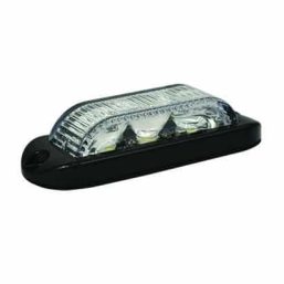 LED3DVR180 - 180° 3 LED Warning Module/Red/12/24v
