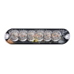 DISCONTINUED - 0-441-66 - R10 R65 High Intensity 6 Amber LED Warning Light (12 flash patterns)