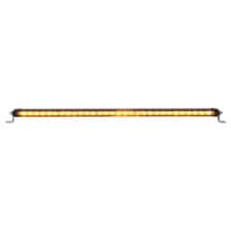 0-441-68 - R65 Slim 32" Amber LED Warning Light Bar (10 Flash Patterns)