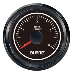 0-525-30 - Tachometer Marine LED Illuminated 0-4000rpm 52mm 12/24 volt Bx1